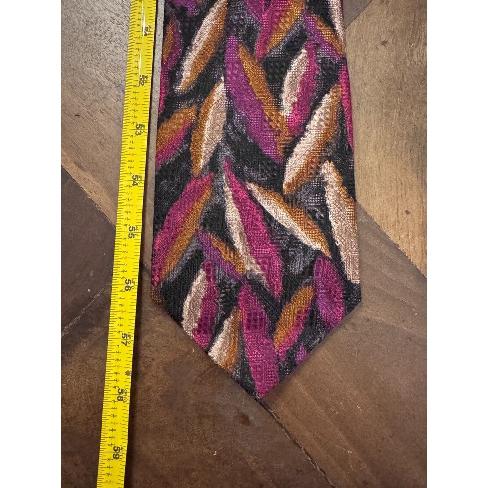 LDM 100% Silk Neck Tie Handmade Italy 58"‎